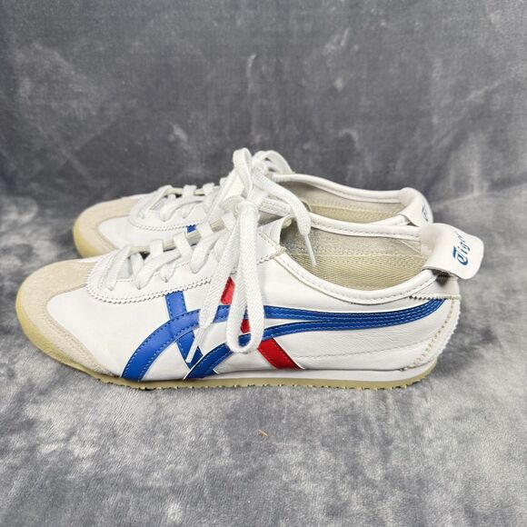 ASICS Onitsuka Tiger Mexico 66 Red White Blue Shoes US Size 8.5 EU Size 39.5 - Picture 8 of 8